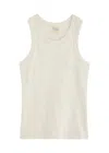 Flore Flore Hannah Cotton Tank In Grey
