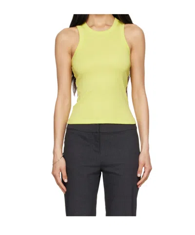 Flore Flore Green Hannah Tank Top In Yellow