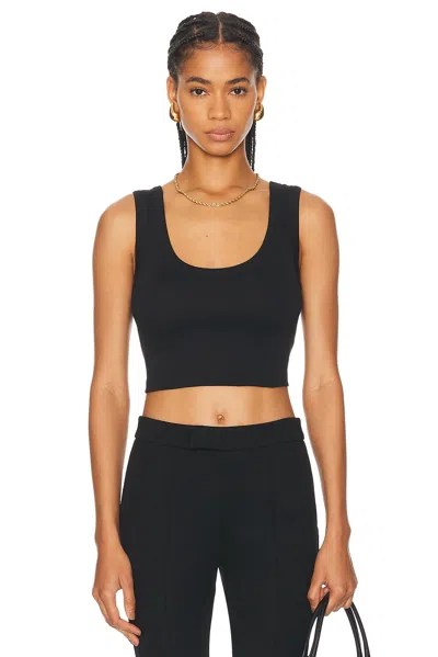 Flore Flore Hillie Crop Tank Top In Black