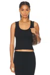 Flore Flore Black Hillie Tank Top In Black