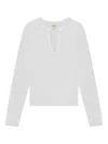 Flore Flore Iman Long-sleeve T-shirt In White