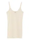 Flore Flore Isla Cami V-neck Top In Neutral
