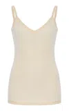 Flore Flore Isla Organic Cotton Camisole Top In White