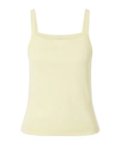 Flore Flore May Organic Cotton-jersey Tank In Neutral