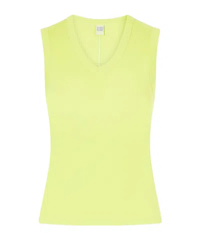 Flore Flore Jill Organic Cotton-jersey Tank Top In Green