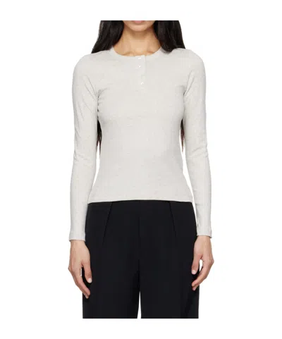 Flore Flore Jess Long-sleeve T-shirt In Gray
