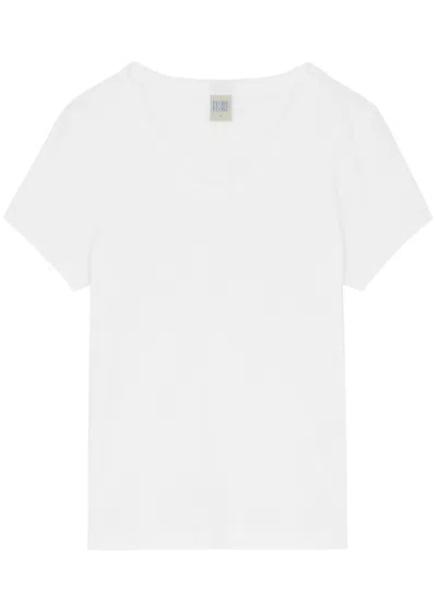 Flore Flore Jill Cotton T-shirt In White