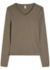 Flore Flore Jill Cotton Top In Brown