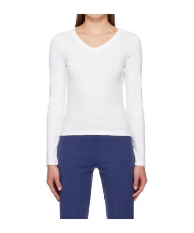Flore Flore Jill Long-sleeve T-shirt In White