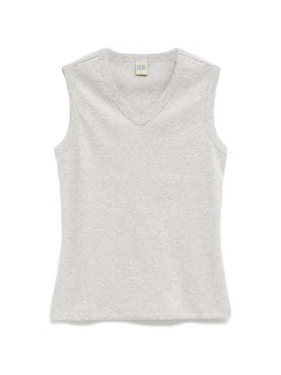 Flore Flore Jill Tanktop Mit V-ausschnitt In Gray