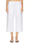 Flore Flore White Josephine Lounge Pants In White