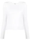 Flore Flore Ssense Exclusive White Max Long Sleeve T-shirt In White