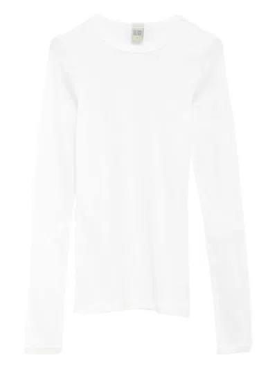 Flore Flore Long-sleeves Top In White