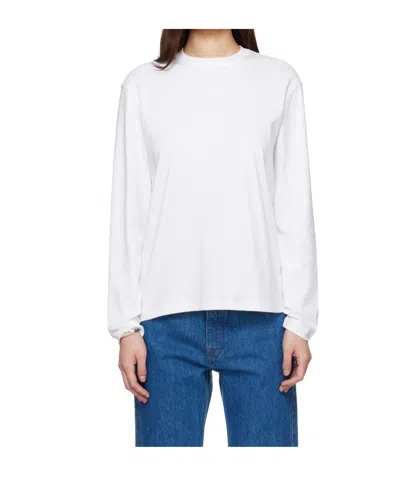 Flore Flore Maggie Long-sleeve T-shirt In White