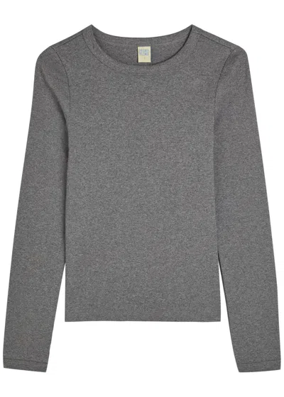 Flore Flore Max Cotton T-shirt In Gray