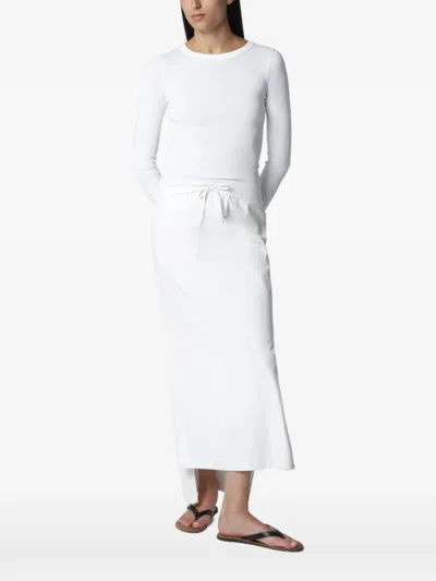 Flore Flore Max Long-sleeve T-shirt In White