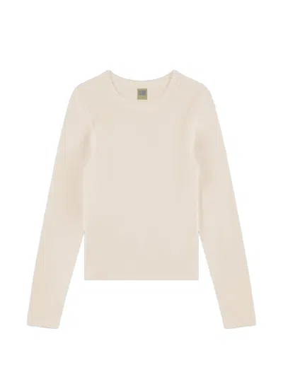 Flore Flore Max Tee Long-sleeve T-shirt In White