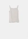 Flore Flore May Cami Oberteil Mit Eckigem Ausschnitt In Gray