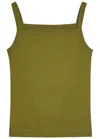 Flore Flore May Cotton Tank In Green