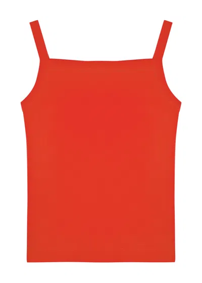 Flore Flore May Cotton Tank In Red