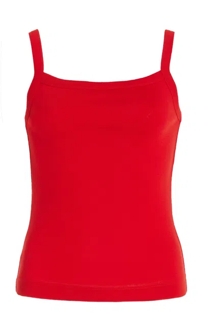 Flore Flore May Organic Cotton Camisole Top In Red