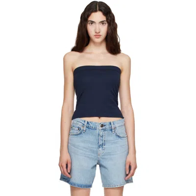 Flore Flore Navy Bes Bandeau Tank Top In Blue