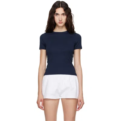 Flore Flore Navy Car T-shirt In Blue