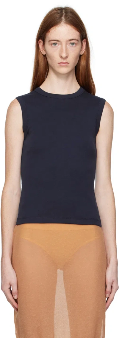 Flore Flore Navy Esmé Tank Top
