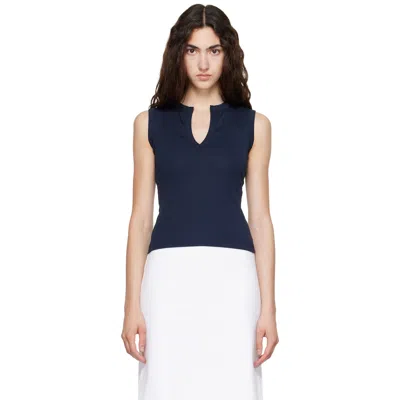 Flore Flore Navy Iman Tank Top In Multi