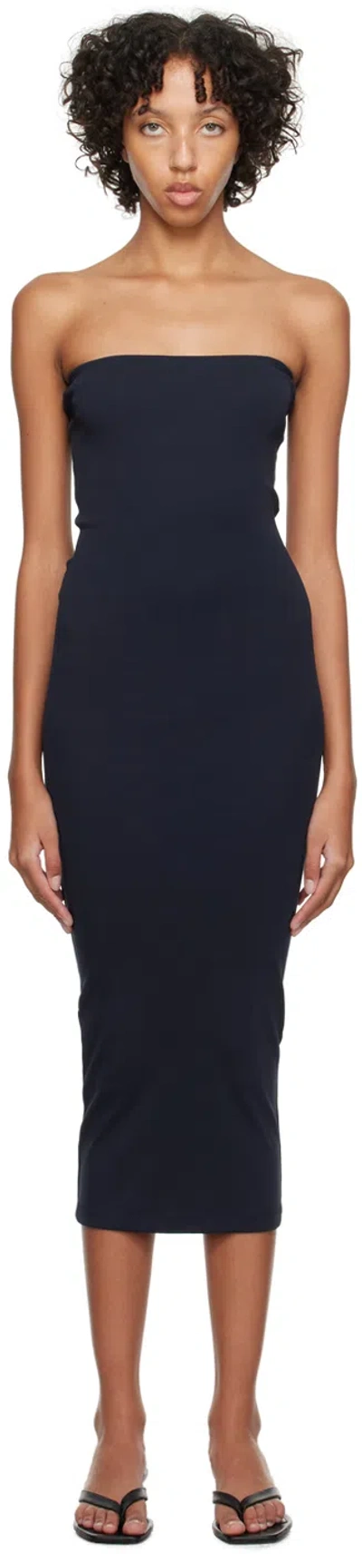 Flore Flore Navy Liv Midi Dress