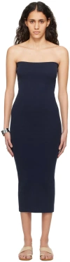 FLORE FLORE NAVY LIV MIDI DRESS