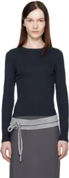 Flore Flore Navy Max T-shirt In Navy