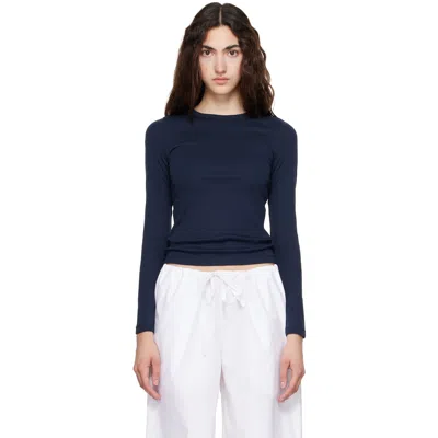 Flore Flore Navy Max T-shirt In Blue