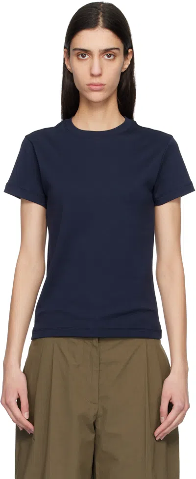 Flore Flore Navy Monica T-shirt In Blue