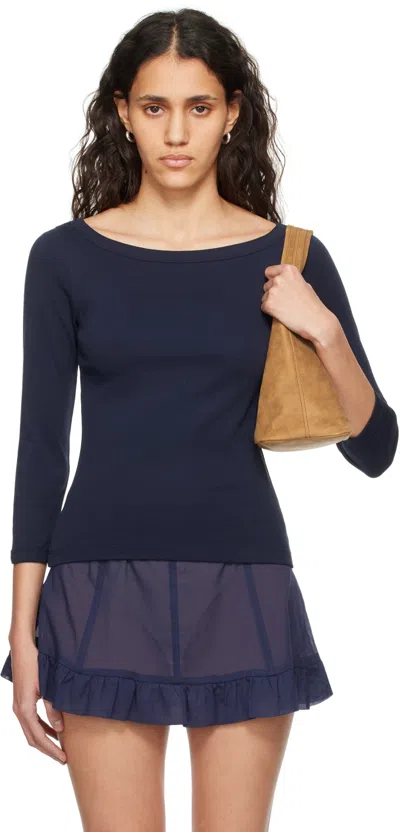 Flore Flore Navy Steffi Long Sleeve T-shirt