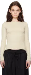 Flore Flore Off-white Max T-shirt In Chalk