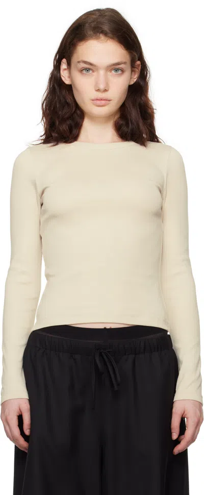 Flore Flore Off-white Max T-shirt In Chalk