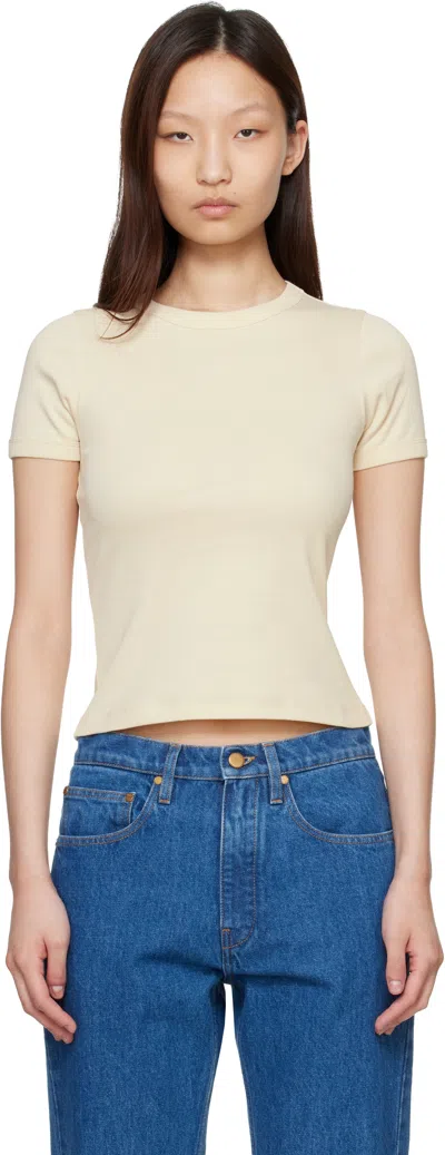 Flore Flore Off-white Car T-shirt In Neutral