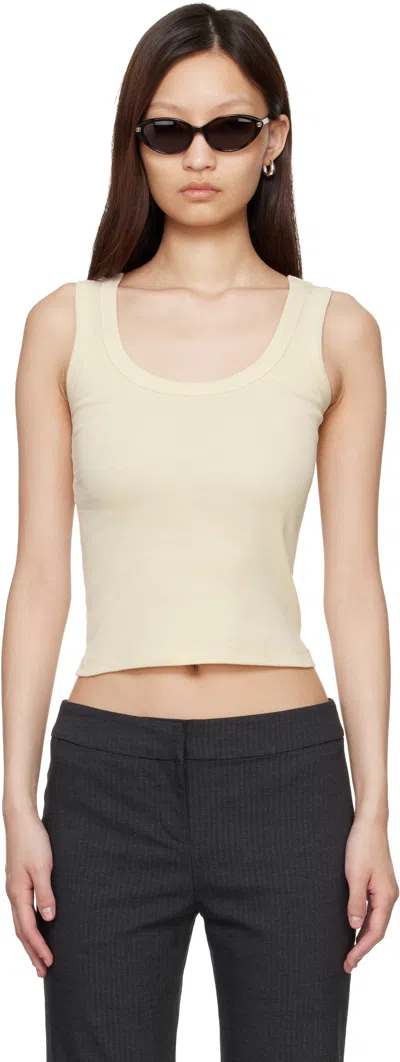 Flore Flore Off-white Hillie Tank Top In Neutral