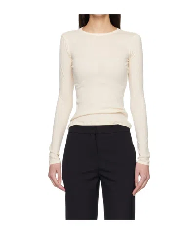 Flore Flore Olivia Long-sleeve T-shirt In Neutral