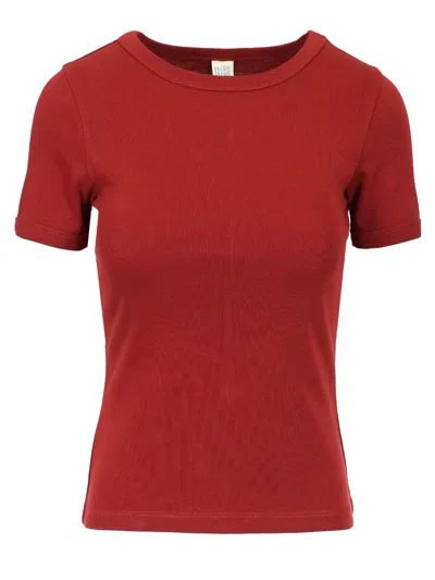 Flore Flore Organic Cotton Top T-shirt Bordeaux