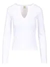 Flore Flore Organic Cotton Top T-shirt White