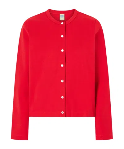 Flore Flore Organic Cotton-jersey Cardigan In No