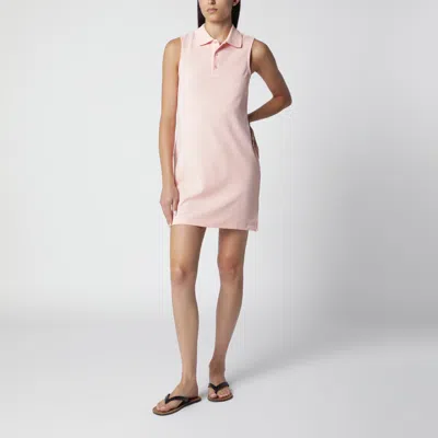 Flore Flore Pink Sleeveless Lauren Cotton Polo Dress