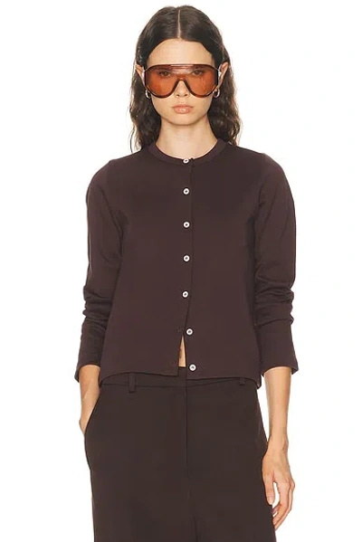 Flore Flore Poppy Cardigan In Burgundy