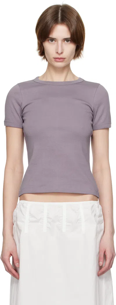 Flore Flore Purple Car T-shirt In Purple Sage