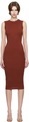 Flore Flore Red Esmé Midi Dress In Syrah