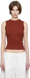 Flore Flore Red Esmé Tank Top In Syrah