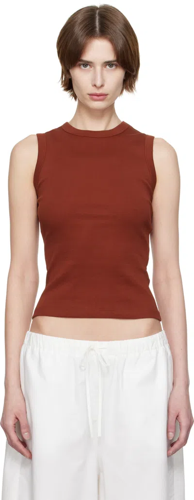 Flore Flore Red Esmé Tank Top In Syrah