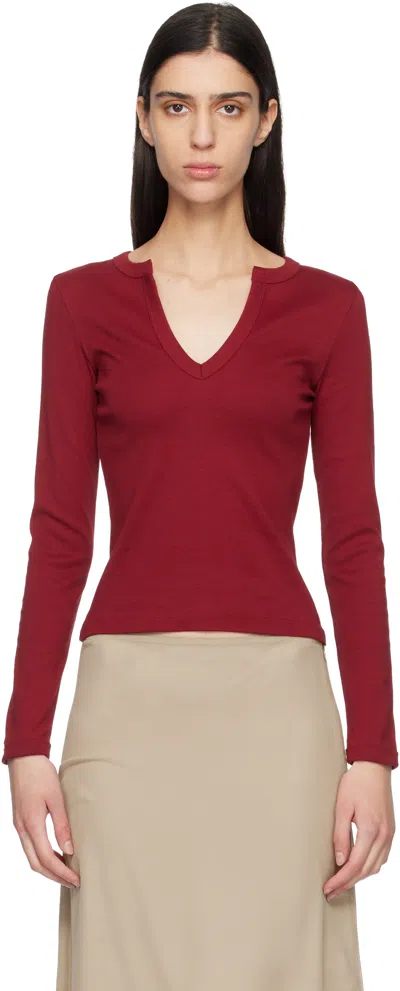 Flore Flore Red Iman Longsleeve T-shirt